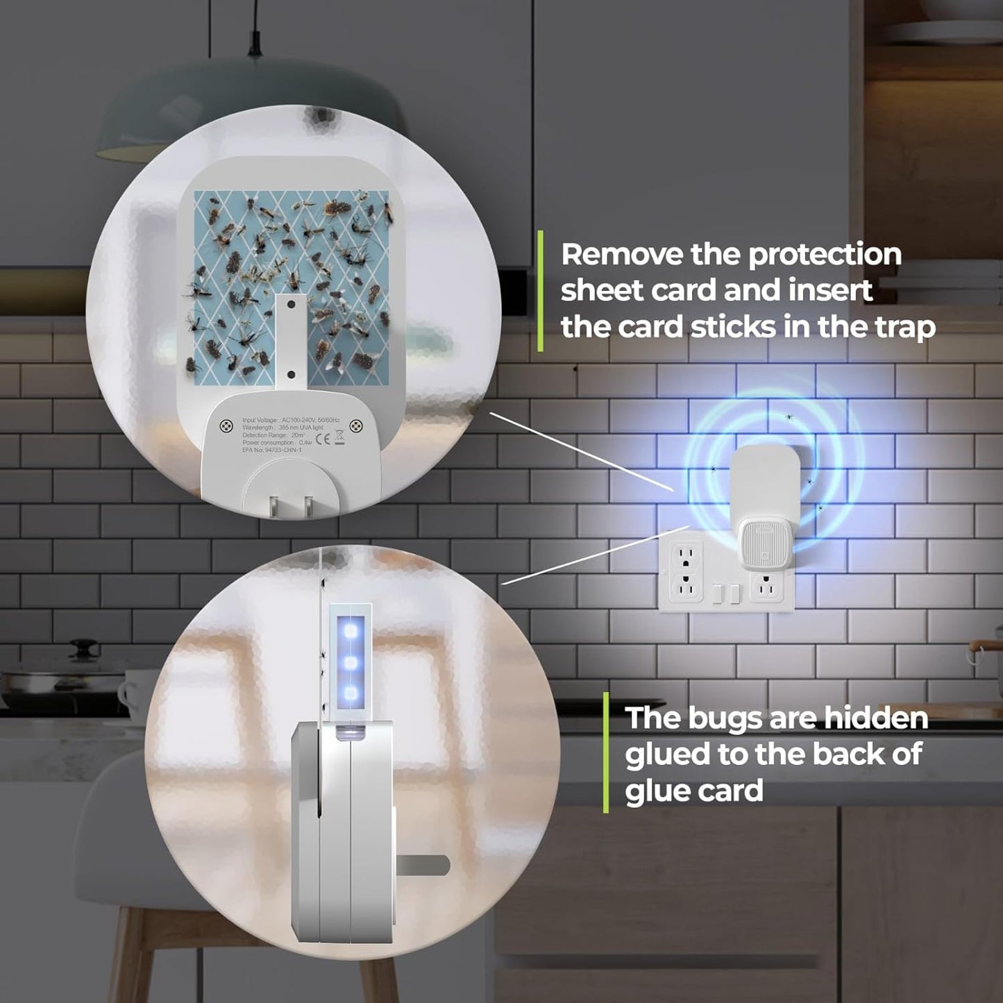 FlyAway™ - Plug-In Fly Trap
